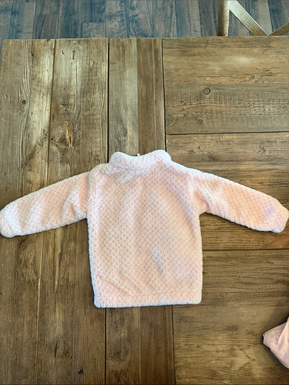 Columbia Light Pink Sherpa Fleece Jacket 12-18 months - Picture 3 of 4